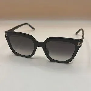 ESCADA grey & black SUNGLASSES E1083 E 904 ESCADA E1083 E904 BLACK SUNGLASSES Smoke LENS Handmade In  main image 4